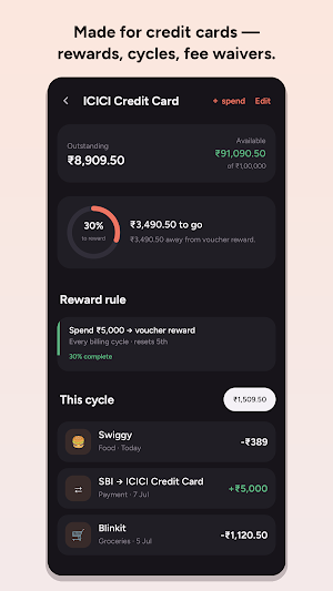 Expenso: AI Expense Tracker Screenshot 2