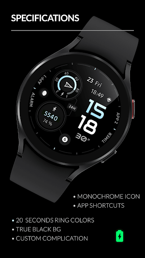 Awf Dynamic [PRO] - watch face Screenshot 1