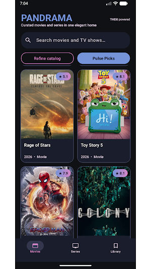 Pandrama: Movies & TV Shows Screenshot 0