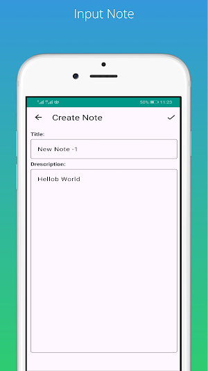 Self Note: Notepad Screenshot 2