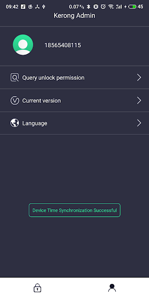 KERONG Smart Locker Lock--Admin Screenshot 2