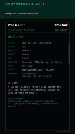 Space Cat: Mission Terminal Screenshot 1
