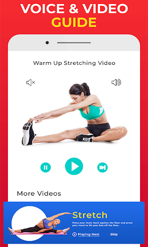 Warm up Stretching exercises: Flexibility training Screenshot 3