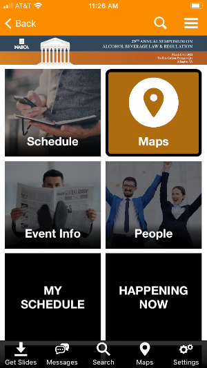 NABCA Events Screenshot 1