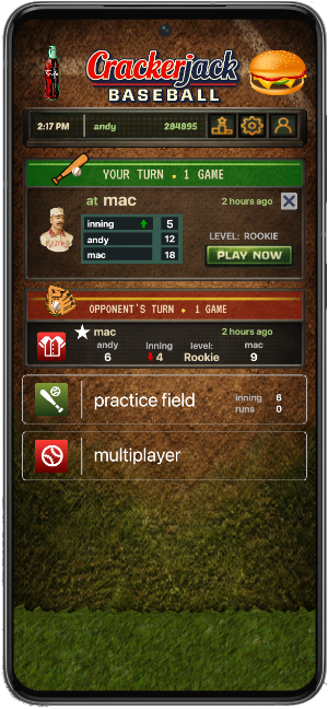 Crackerjack Baseball Screenshot 1
