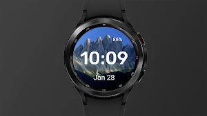 Mountains and Forest WatchFace Screenshot 0