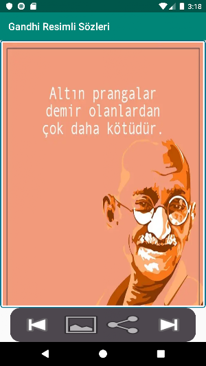 Gandhi Resimli Sözleri Screenshot 1