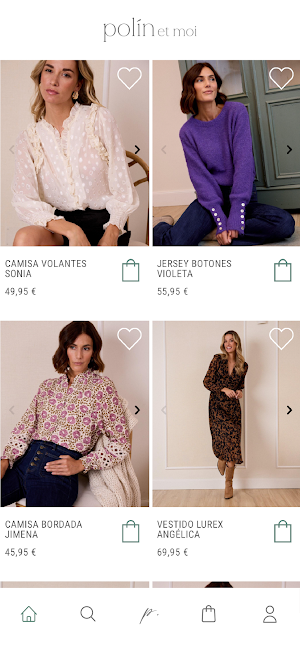 Polin et moi: Moda Online Screenshot 2