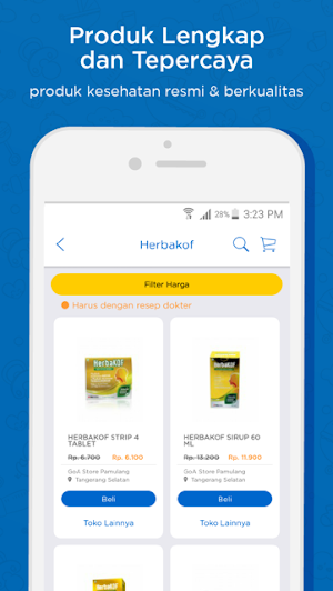 Goapotik | Konsultasi Obat | Apotek Online Screenshot 1
