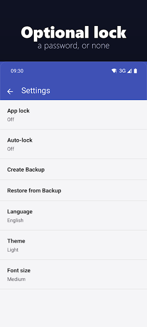 Boring Notepad Screenshot 3