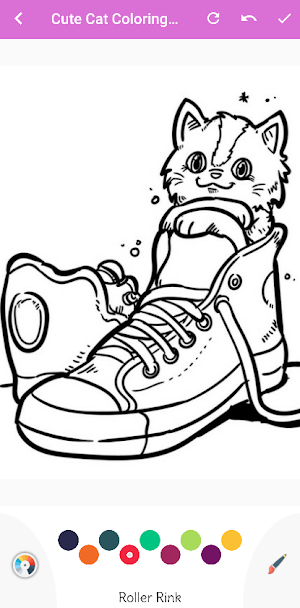 Cute Cat Coloring Book Screenshot 2