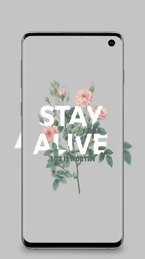 Aesthetic wallpapers with quotes Screenshot 3