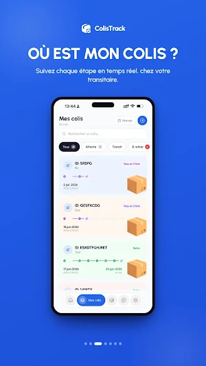 ColisTrack Screenshot 2