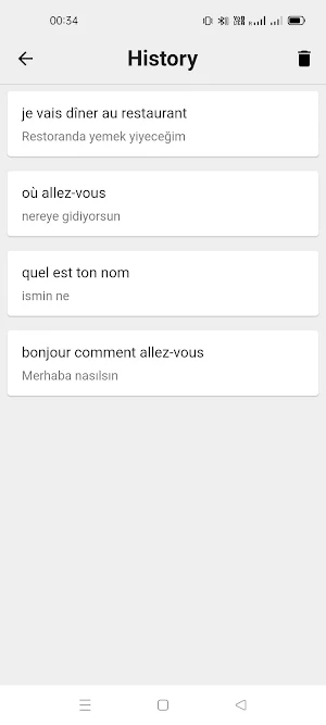 French To Turkish Translator Screenshot 2