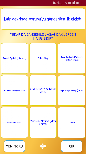 Tarihte İlkler (%100 Öğren) Screenshot 2