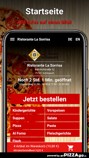 Ristorante La Sorrisa App Screenshot 0