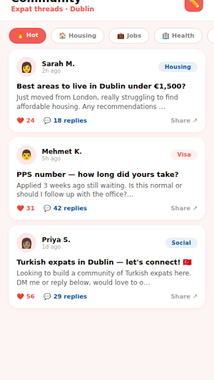 Expal App: Ireland Expat Guide Screenshot 3