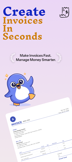Invoice Maker Estimate Billing Screenshot 0