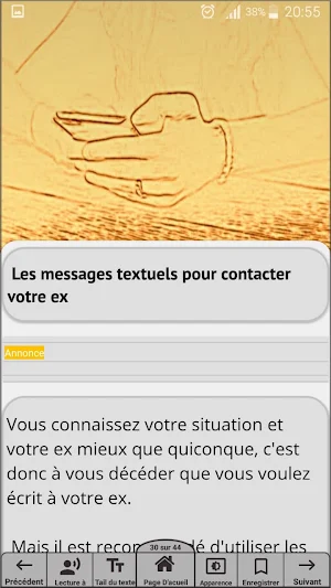 Récupérer son ex et le faire revenir à vous Screenshot 3
