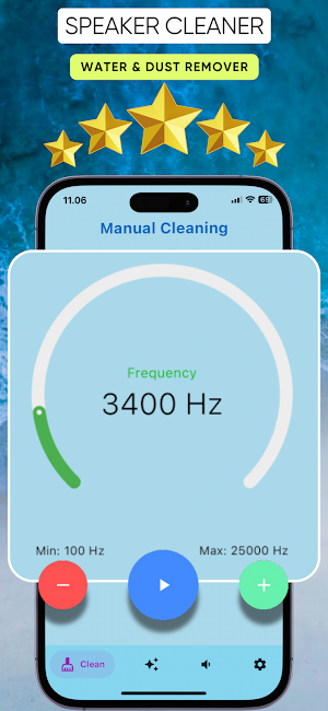 Speaker cleaner : Water remove Screenshot 1