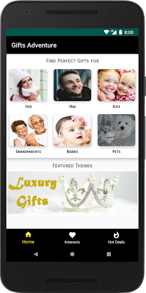 Gifts Adventure - Gift Finder  Screenshot 0