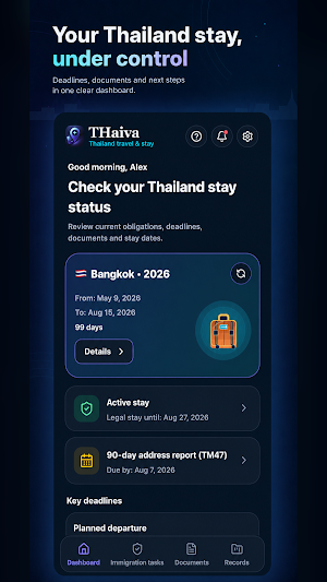 THaiva: Thailand Visa & Stay Screenshot 0