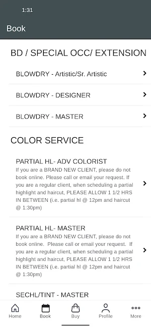 Salon Nine Screenshot 1