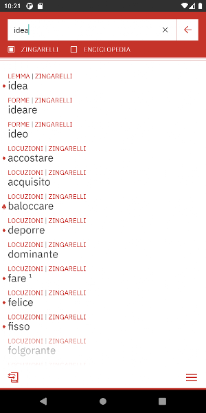 lo Zingarelli 2023 Screenshot 1