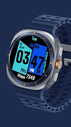 Pixeledge watch face Screenshot 2