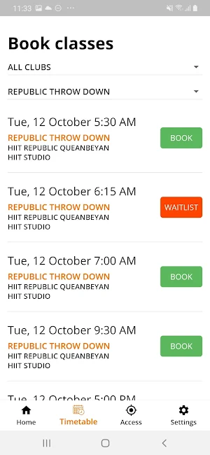 hiit republic trial Screenshot 1