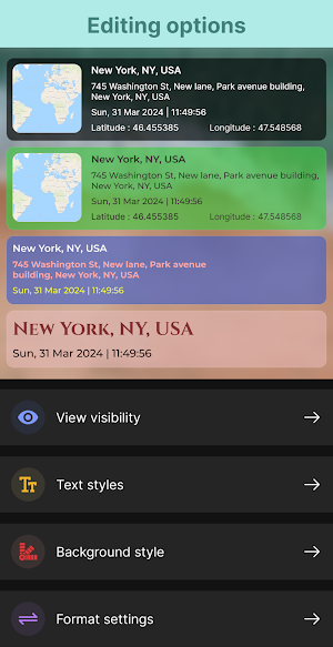 GPS Timestamp Camera: PinPoint Screenshot 1