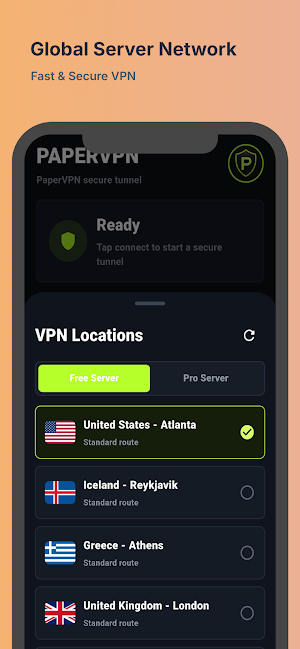 Paper VPN Plus Screenshot 2