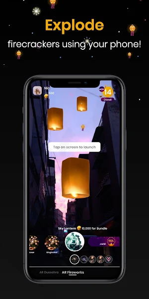 Celebr8.world: Diwali Firecrac Screenshot 3