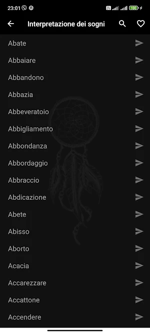 Interpretazione dei sogni Screenshot 3