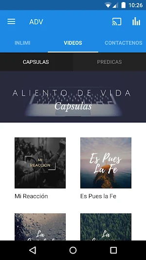 Ministerios Aliento de Vida Screenshot 2