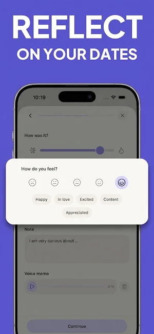 Dattel Dating Tracker Screenshot 3