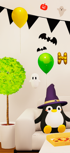 脱出ゲーム　ペンギンくんとシロクマのハロウィンパーティー Screenshot 0