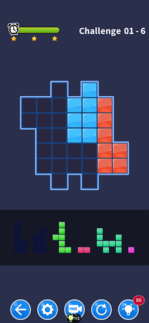 Block puzzle games fun mania Screenshot 3
