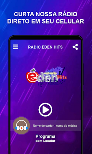 rádio éden hits Screenshot 0