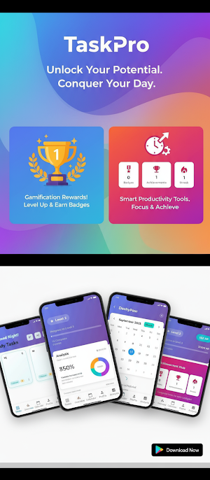 TaskPro – Daily Focus Planner Screenshot 1