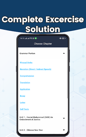 English 10th Class Exercise Solution Screenshot 3