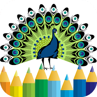 peacock coloring book