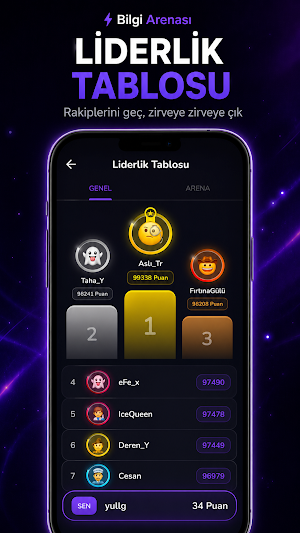 Bilgi Arenası: Quiz Oyunu Screenshot 3