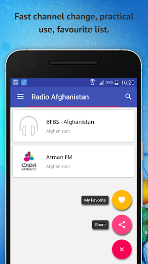 Radio Afghanistan Screenshot 1