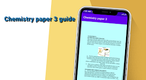 Chemistry paper three guide Screenshot 2