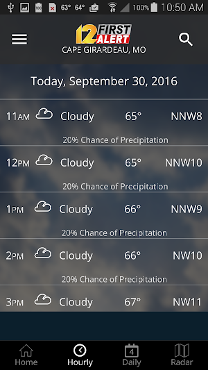 KFVS12 First Alert Weather Screenshot 2