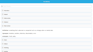 Vocabulary Screenshot 3
