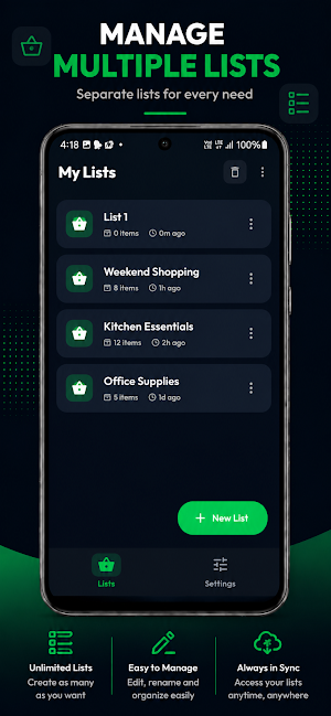 Shopping list Screenshot 0