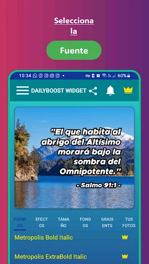 DailyBoost Widget Screenshot 1
