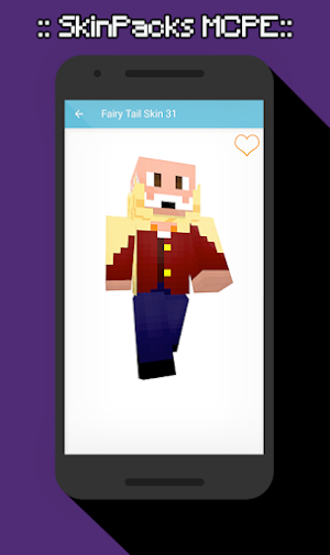 SkinPacks fairytail for Minecraft Screenshot 3